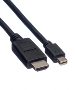 ROLINE Mini DisplayPort Kabel, Mini DP-HDTV, ST/ST, Schwarz, 2 M -AUKEY-Shop 02d28a00 3608 4953 ac7c d672edea0fd8