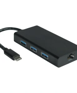 VALUE USB 3.2 Gen 1 Typ C Zu Gigabit Ethernet Konverter + Hub