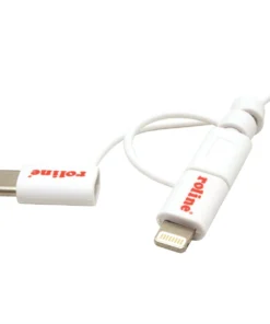 ROLINE USB 2.0 Sync- & Ladekabel Typ A - Typ C / 8-Pin / USB MicroB, Weiß, 1 M -AUKEY-Shop 0e88dfa1 180f 48e8 a578 65395f9bd861