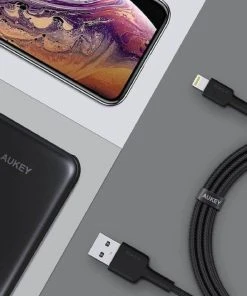Null AUKEY CB-AL05 Lightning Kabel, Geflochtenes Nylon IPhone Ladekabel, Kompatibel Mit IPhone, IPad Und Mehr -AUKEY-Shop 1454adb2 2187 441c 90ca f7ee64b48a77