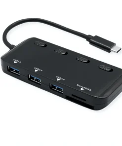 ROLINE USB 3.2 Gen 1 Hub, 3fach, Typ C Anschlusskabel (PD+Data) -AUKEY-Shop 14d06013 9873 45cb a985 77390fadc99d 1