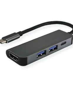 VALUE USB Typ C Dockingstation, HDMI 4K, 2x USB Typ A + Typ C PD