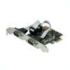 VALUE PCI-Express-Karte, Seriell RS232, D-Sub 9, 2 Ports
