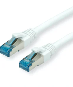VALUE Patchkabel Kat.6A (Class EA) S/FTP (PiMF), LSOH, Weiß, 3 M