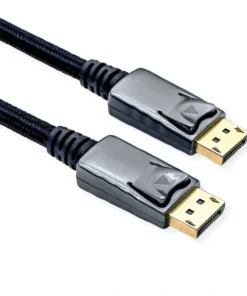 ROLINE DisplayPort Kabel, V1.4, DP ST - ST, Schwarz / Silber, 3 M -AUKEY-Shop 1942be92 e5fc 4fff bd66 e5392090cb98