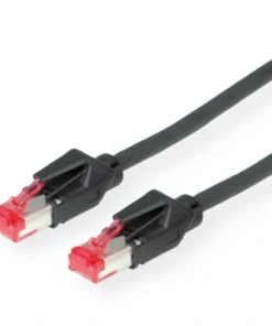 Null DRAKA Patchkabel Kat.6 (Class E) S/FTP, UC900 TM21, LSOH, Schwarz, 1 M