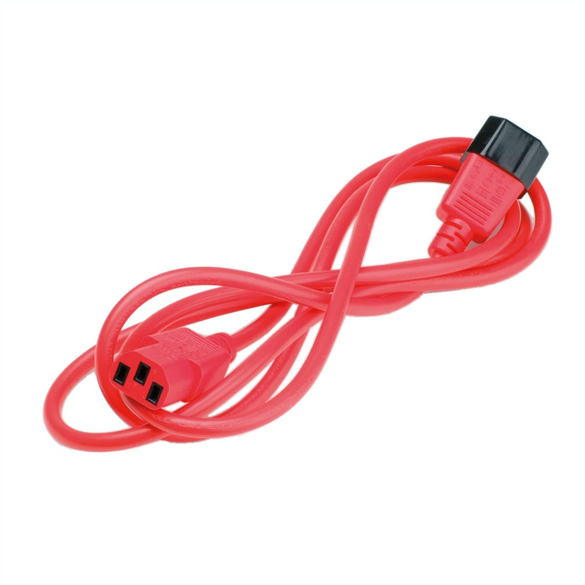 ROLINE Apparate-Verbindungskabel, IEC 320 C14 - C13, Rot, 0,8 M 8 ROLINE Apparate-Verbindungskabel, IEC 320 C14 - C13, Rot, 0,8 M – Bild 6