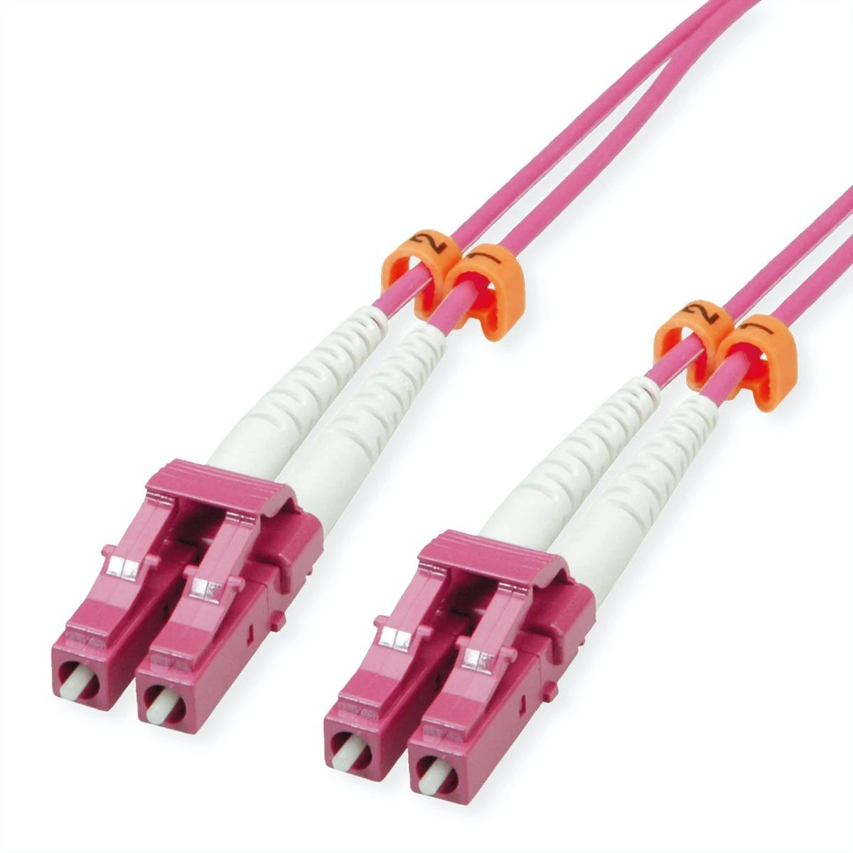 VALUE LWL-Kabel 50/125µm OM4, LC/LC, Low-Loss-Stecker, Violett, 5 M 8 VALUE LWL-Kabel 50/125µm OM4, LC/LC, Low-Loss-Stecker, Violett, 5 M – Bild 6