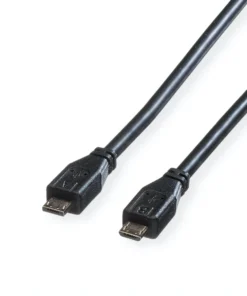 ROLINE USB 2.0 Kabel, Micro USB A ST - Micro USB B ST, 1,8m