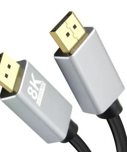 Null Helos Anschlusskabel, DisplayPort Stecker/Stecker, PREMIUM 8K, 5,0m, Schwarz -AUKEY-Shop 3446f963 bcbb 469d bea7 0f4f66744acd 5