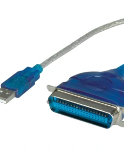 VALUE USB Konverter Kabel USB Nach IEEE 1284, Türkis, 1,8 M