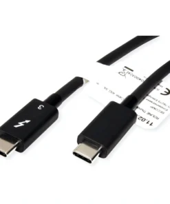 ROLINE Thunderbolt™ 3 Kabel, C-C, ST/ST, 40Gbit/s, 100W, Schwarz, 0,5 M -AUKEY-Shop 3d89ef25 f663 43a1 aaa6 be5702003f4a