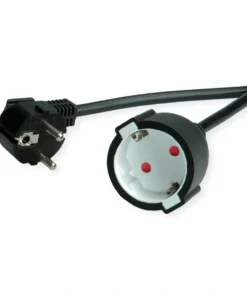 VALUE Schutzkontakt-Verlängerungskabel, 230VAC, Schwarz, 10 M -AUKEY-Shop 4409b506 59d9 455a a58c a696e71d0152