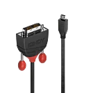 Null Lindy 36285 0.5m Micro HDMI An DVI Kabel, Black Line 1 Stück 8 Null Lindy 36285 0.5m Micro HDMI An DVI Kabel, Black Line 1 Stück – Bild 6