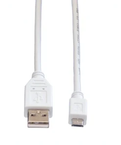 VALUE USB 2.0 Kabel, USB A ST - Micro USB B ST, Weiß, 0,8 M -AUKEY-Shop 4687e76b 9a70 4ac0 8eaa a1b7e7a7a5d5