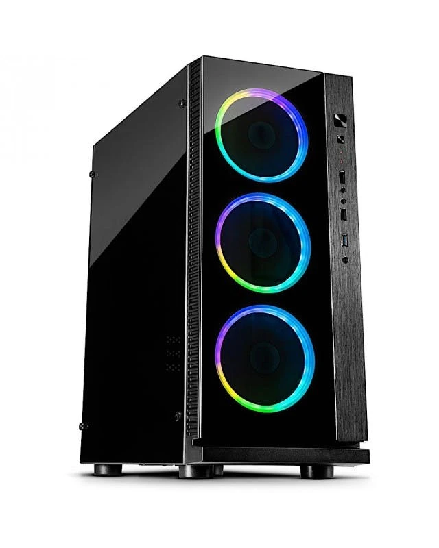 Null Inter-Tech Geh W-III RGB Gaming 3x120mm RGB-Luefter ArgusRS03 Gehäuse ATX 3 Null Inter-Tech Geh W-III RGB Gaming 3x120mm RGB-Luefter ArgusRS03 Gehäuse ATX