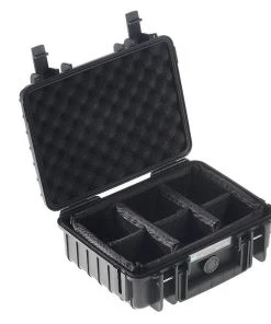 Null B&W Transportkoffer Type1000 Mit Variabler Facheinteilung (RPD) Schwarz