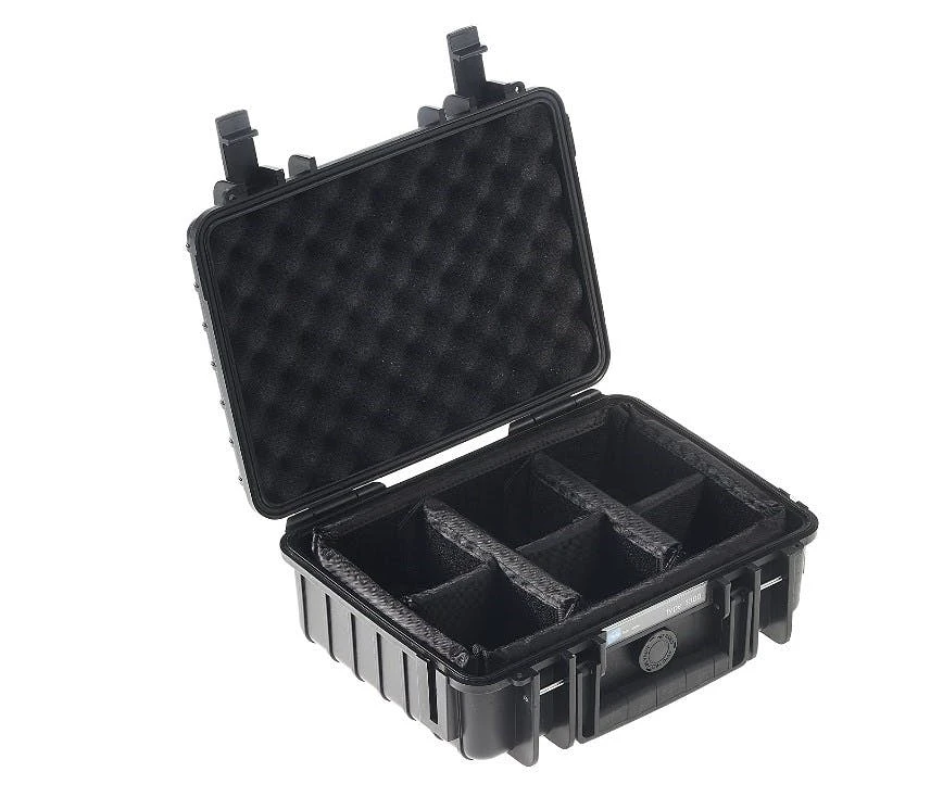 Null B&W Transportkoffer Type1000 Mit Variabler Facheinteilung (RPD) Schwarz 3 Null B&W Transportkoffer Type1000 Mit Variabler Facheinteilung (RPD) Schwarz