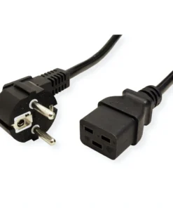 VALUE Netzkabel Schutzkontakt- IEC320-C19 16A, Schwarz, 2 M -AUKEY-Shop 4cbd96c5 8e78 4e6a a35b 751410a3d216