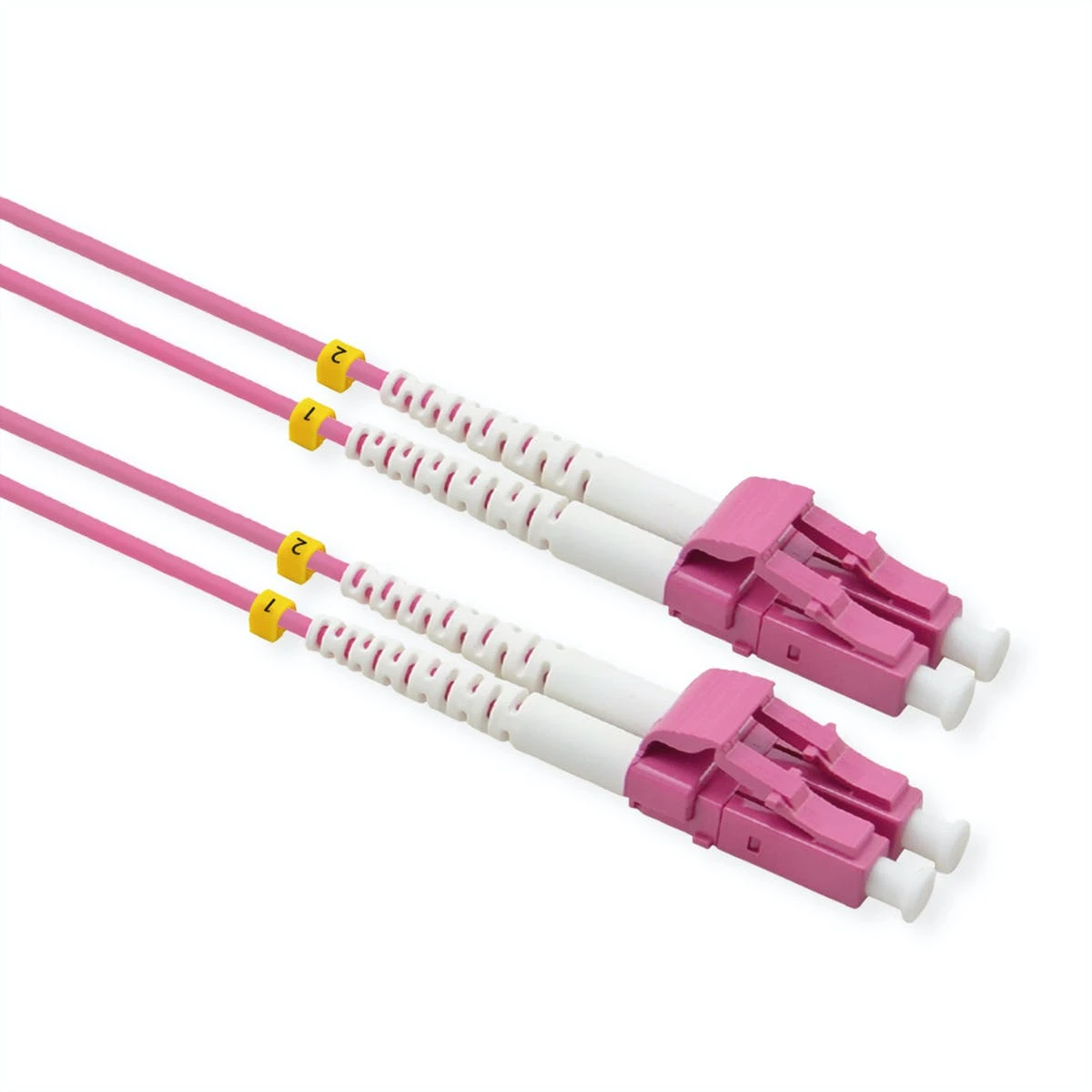 VALUE LWL-Kabel 50/125µm OM4, LC/LC, Low-Loss-Stecker, Violett, 3 M 7 VALUE LWL-Kabel 50/125µm OM4, LC/LC, Low-Loss-Stecker, Violett, 3 M – Bild 5