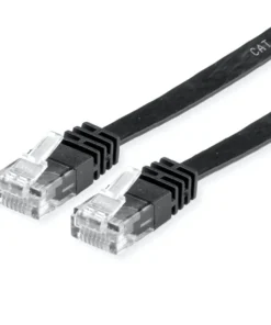 VALUE Patchkabel Kat.6 (Class E) UTP, Extra-flach, Schwarz, 5 M -AUKEY-Shop 4df7b972 02cb 4400 bc79 0e5873b6d530