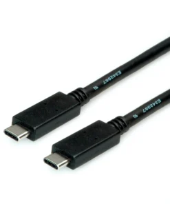 ROLINE Thunderbolt™ 3 Kabel, C-C, ST/ST, 20Gbit/s, 100W, Schwarz, 1 M 12 ROLINE Thunderbolt™ 3 Kabel, C-C, ST/ST, 20Gbit/s, 100W, Schwarz, 1 M -AUKEY-Shop 4edb8797 a78e 4b6b a6d2 d281011366ba