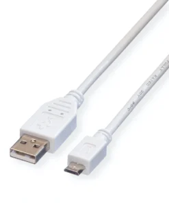 VALUE USB 2.0 Kabel, USB A ST - Micro USB B ST, Weiß, 0,8 M -AUKEY-Shop 541a84b2 a54d 4cd7 ad4e 0b6f4d5ce9c5 1