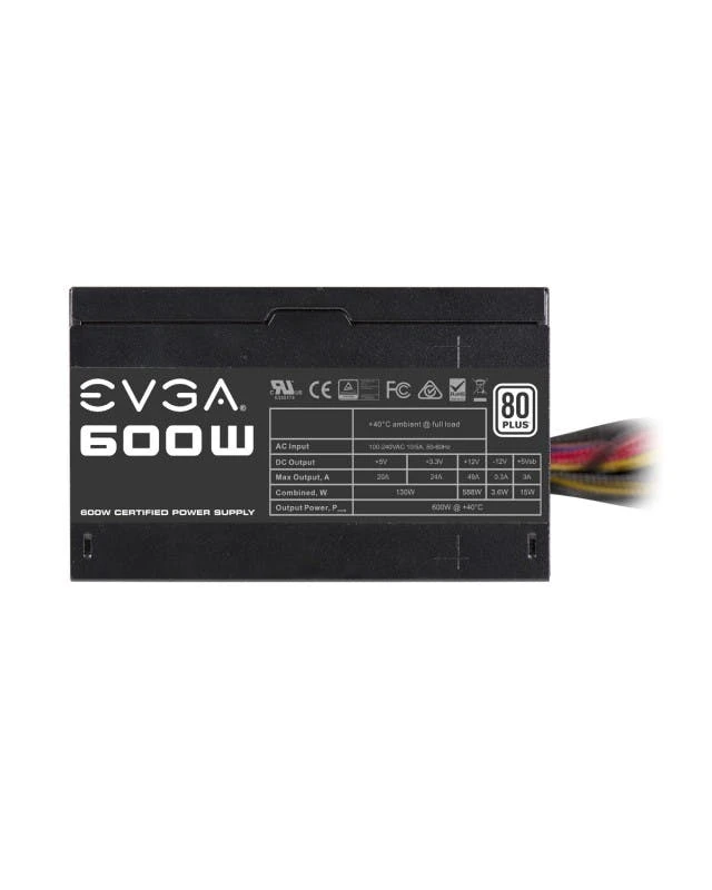 Null EVGA Stromversorgung Intern ATX12V / EPS12V 80 PLUS Wechselstrom 100-240 V 600 Watt 8 Null EVGA Stromversorgung Intern ATX12V / EPS12V 80 PLUS Wechselstrom 100-240 V 600 Watt – Bild 6