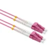 VALUE LWL-Kabel 50/125µm OM4, LC/LC, Low-Loss-Stecker, Violett, 3 M