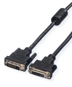 VALUE Verlängerungskabel DVI, DVI ST-BU, (24+1) Dual Link, 1 M