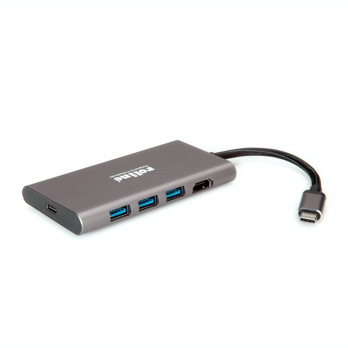 ROLINE Dockingstation USB Typ C, HDMI 4K, USB 3.0 / USB 3.2 Gen 1, SD/MicroSD, G 5 ROLINE Dockingstation USB Typ C, HDMI 4K, USB 3.0 / USB 3.2 Gen 1, SD/MicroSD, G – Bild 3