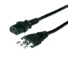 VALUE Netzkabel, Gerade IEC-Buchse, Italien, Schwarz, 1,8 M -AUKEY-Shop 64fbd337 2959 479d 8e20 a9fab877d55c