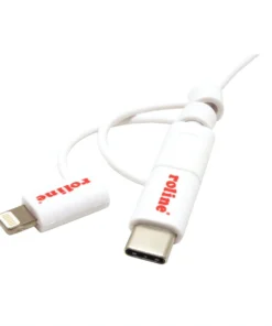 ROLINE USB 2.0 Sync- & Ladekabel Typ A - Typ C / 8-Pin / USB MicroB, Weiß, 1 M -AUKEY-Shop 6ba910b6 b21a 49f8 91c4 9abf5058d9c8