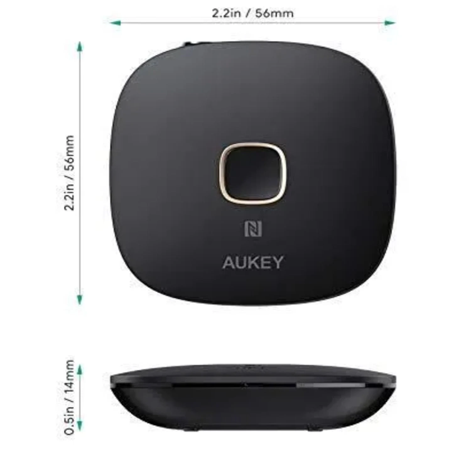 Null AUKEY BR-C16, Bluetooth 4.1 Empfänger, NFC-fähiger Drahtloser Audio-Adapter Mit Freisprecheinrichtung Für Heim- Und Auto-Audiosystem 6 Null AUKEY BR-C16, Bluetooth 4.1 Empfänger, NFC-fähiger Drahtloser Audio-Adapter Mit Freisprecheinrichtung Für Heim- Und Auto-Audiosystem – Bild 4