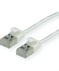 ROLINE U/FTP DataCenter Patchkabel Kat.6A (Class EA), LSOH, Slim, Weiß, 0,15 M -AUKEY-Shop 6f3fc783 f0d3 4547 96ea e59233f1e22a