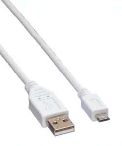VALUE USB 2.0 Kabel, USB A ST - Micro USB B ST, Weiß, 0,8 M -AUKEY-Shop 70cabfe8 33e5 41a5 91cb baff31e2da86