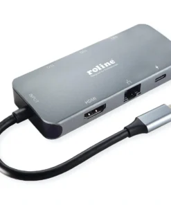 ROLINE Dockingstation USB Typ C, HDMI 4K, USB 3.0 / USB 3.2 Gen 1, SD/MicroSD, G 12 ROLINE Dockingstation USB Typ C, HDMI 4K, USB 3.0 / USB 3.2 Gen 1, SD/MicroSD, G -AUKEY-Shop 7392584c 3c06 40d9 969e 75305c19c449 3