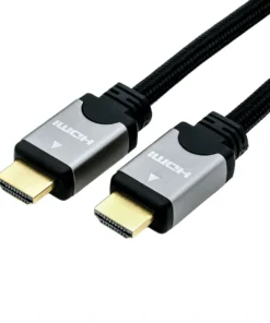 ROLINE HDMI High Speed Kabel Mit Ethernet, ST-ST, Schwarz / Silber, 3 M