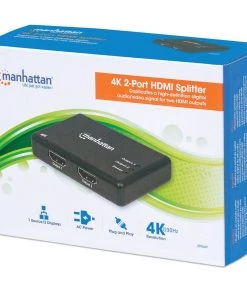 Null Manhattan 4K 2-Port HDMI-Splitter 4K30Hz Stromversorgung Ueber Netzteil Schwarz Digital/Display/Video Strom/Netzteil HDMI -AUKEY-Shop 7918e93b 1cc3 4120 88a2 e2ed1a7b60cb 1