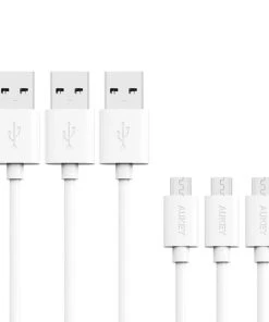 Null CB-D10 20AWG QUalcomm Quick Charge 2.0/3.0 Micro-USB-Kabel (3Pack)