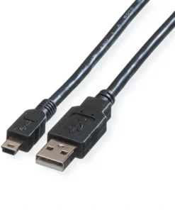 ROLINE GOLD USB 2.0 Kabel, Typ A - 5-Pin Mini, 0,8 M -AUKEY-Shop 7db5cb74 cfb1 461c 83ec 797a05fc9976