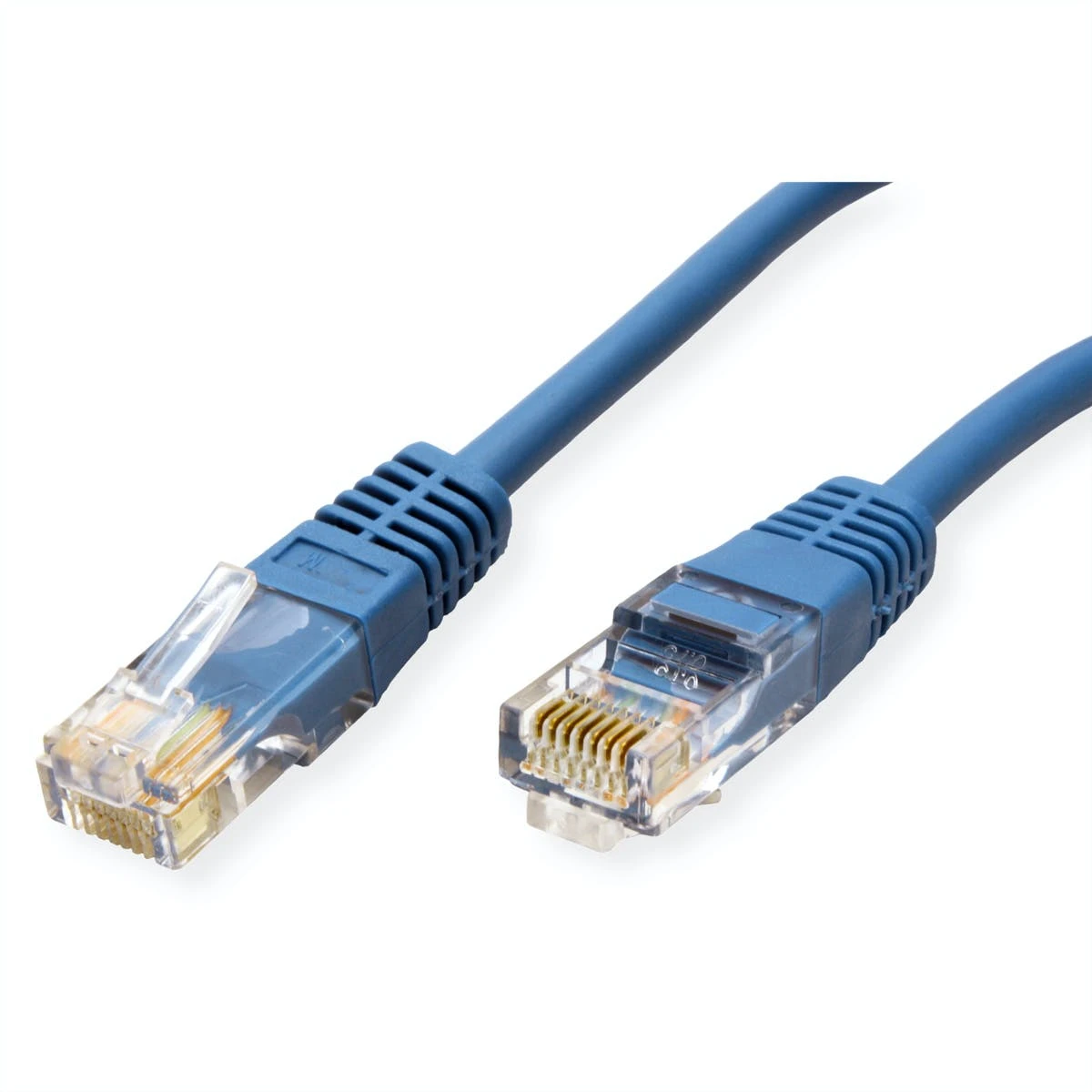 ROLINE Patchkabel Kat.5e (Class D) UTP, Blau, 0,5 M 8 ROLINE Patchkabel Kat.5e (Class D) UTP, Blau, 0,5 M – Bild 6