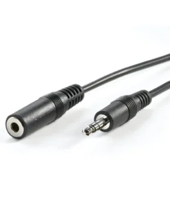 VALUE 3,5mm Verlängerungskabel ST / BU, Schwarz, 3 M