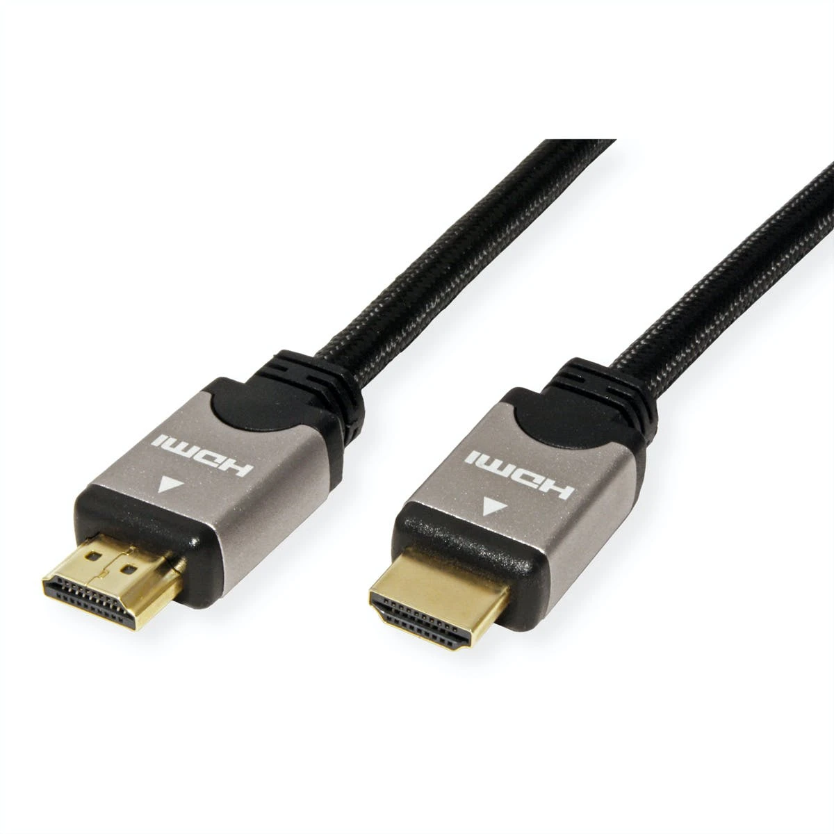 ROLINE HDMI High Speed Kabel Mit Ethernet, ST-ST, Schwarz / Silber, 3 M 8 ROLINE HDMI High Speed Kabel Mit Ethernet, ST-ST, Schwarz / Silber, 3 M – Bild 6