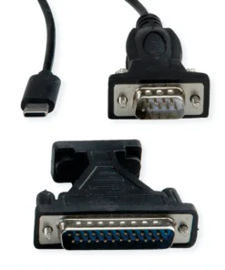 VALUE USB - Seriell Konverter-Kabel, Typ C - RS232, Schwarz, 1,8 M -AUKEY-Shop 892b5027 ba6d 4623 86c9 94f64d0f8d15