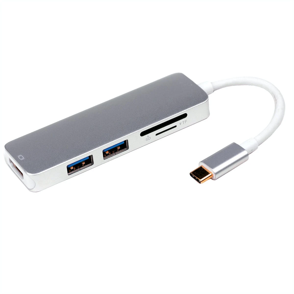ROLINE Dockingstation USB Typ C, HDMI 4K, USB 3.0 / USB 3.2 Gen 1, SD/MicroSD, G 4 ROLINE Dockingstation USB Typ C, HDMI 4K, USB 3.0 / USB 3.2 Gen 1, SD/MicroSD, G – Bild 2