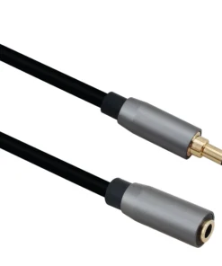 Null Helos Verlängerungskabel, Klinke 3,5mm St./Buchse 3 Pin, PREMIUM, 0,5m, Schwarz -AUKEY-Shop 8a1d512a 3d0f 4d48 9fd1 708f8b952c40 1