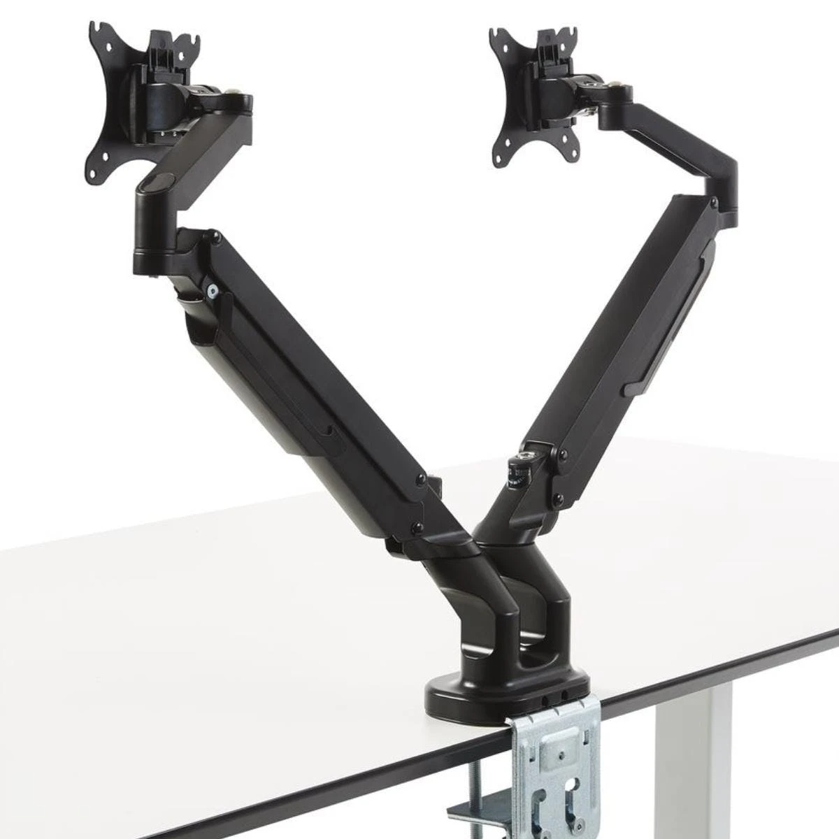 Null MonLines MTH012 2+2 Monitor Tischhalterung Für 4 Monitore, Silber 7 Null MonLines MTH012 2+2 Monitor Tischhalterung Für 4 Monitore, Silber – Bild 5