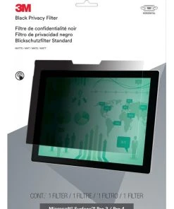 Null 3M Privacy Filter For Microsoft Surface Pro 3/4 Landscape Blickschutzfolie Für Mobiltelefon Querformat Schwarz 3