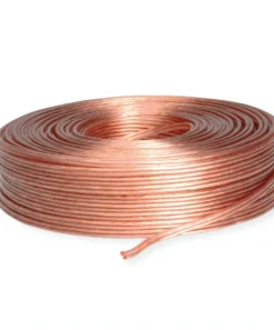 VALUE Lautsprecherkabel, Transparent, 100m, 1,5mm²